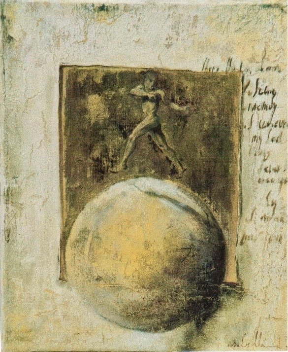 SPHERE II, gesso, oil & mixte